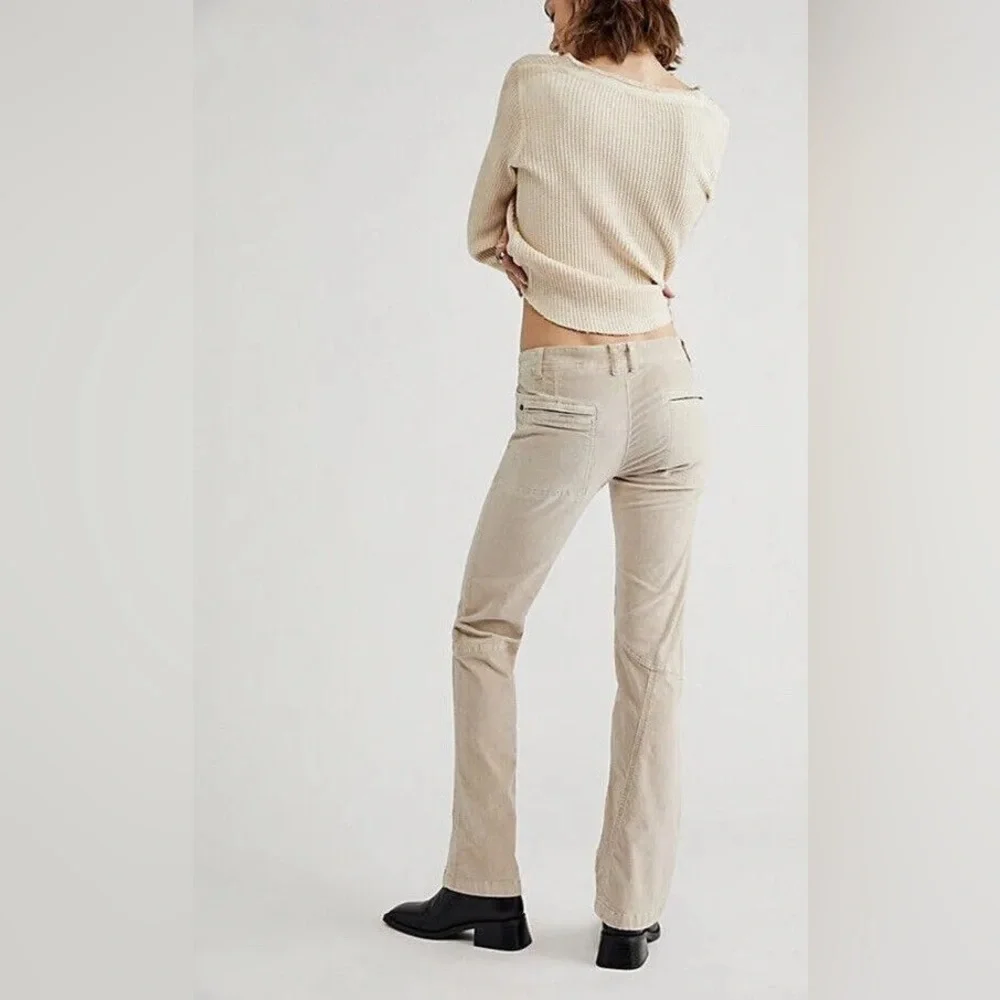 Free People Hit Back Slim Flare Pants - Picture 4 of 4